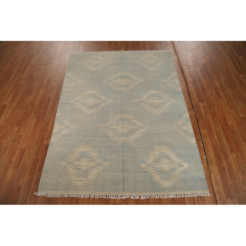 Flat Weave Nomad Kilim Turkish Rug 5x6