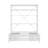 Cargo White Finish Bookcase W/Ladder