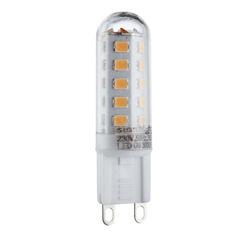 3W G9 LED Light Bulb, Warm White, No
