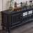 Light luxury design sense solid wood TV cabinet TV Stand for TVs up to 75"