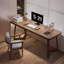 Bureau rectangulaire en bois de noyer clair 55,12 po-109514303