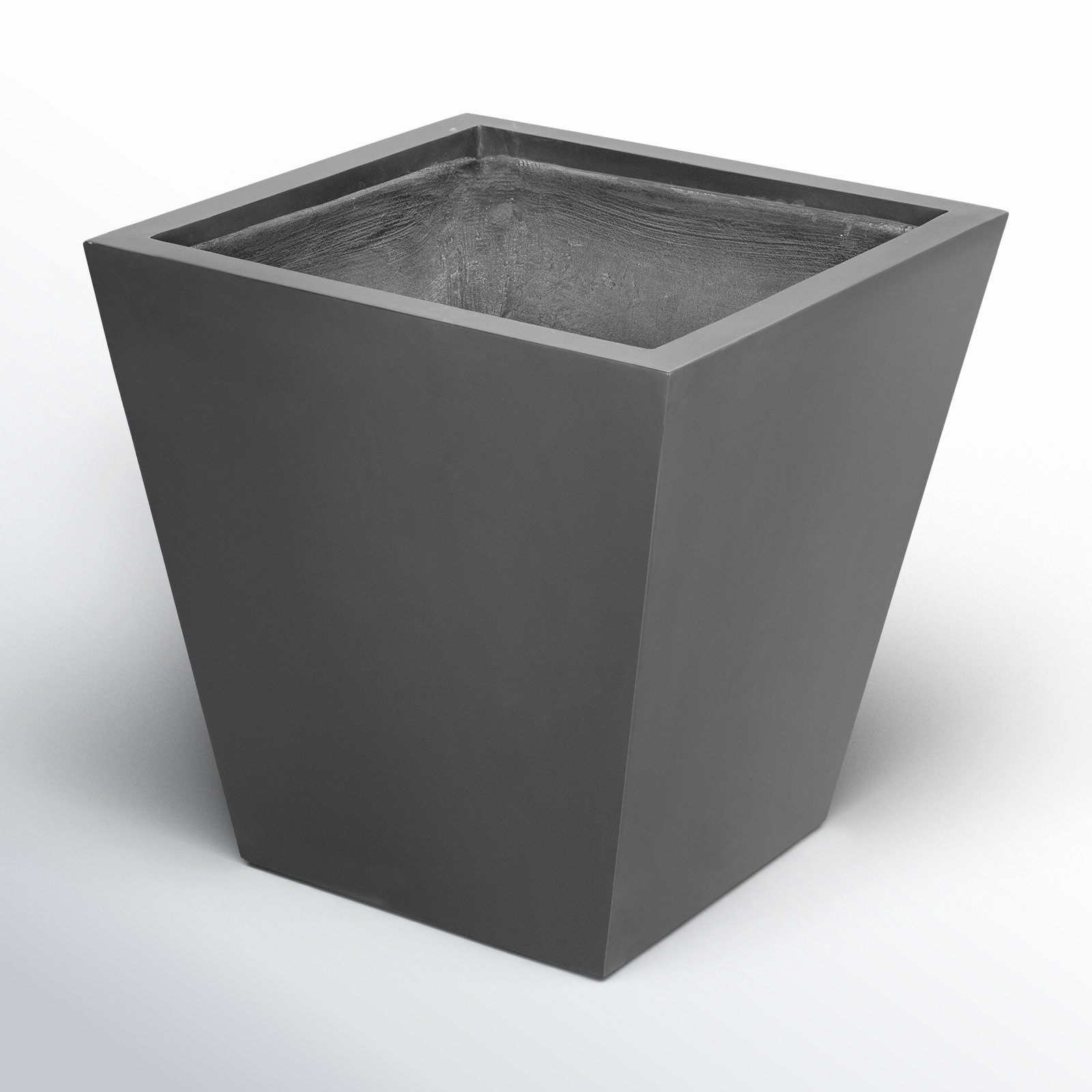 Nael Planter Box, 22" H x 22" W x 22" D, Black