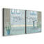 «Teal Sink I», ensemble de 2 reproductions d'art sur toile tendue-92914033