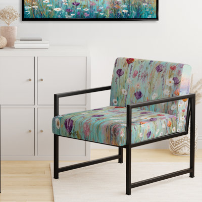 Chaise d'appoint rembourrée Wild Flowers Meadows II