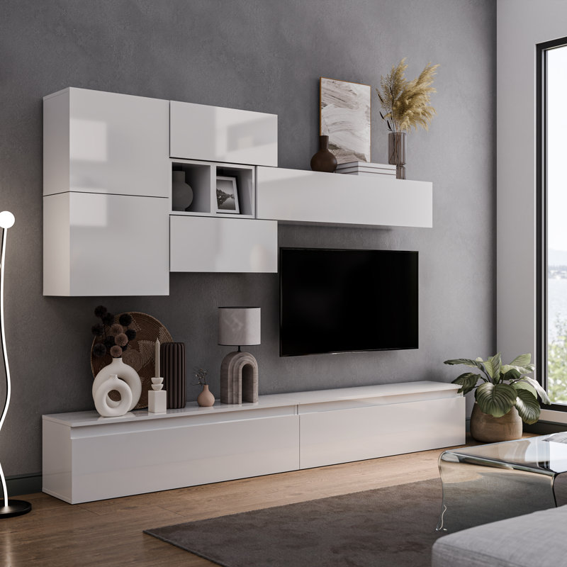 Avairo Entertainment Centre, White