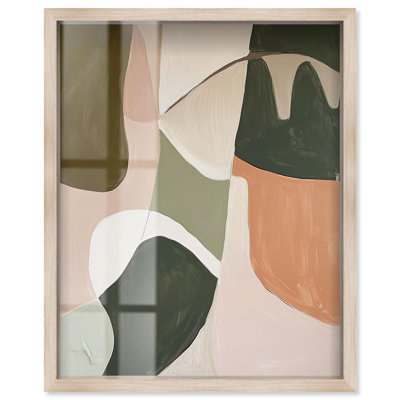 «Diptych Element II Shadowbox Print Boho Art» par Art Remedy