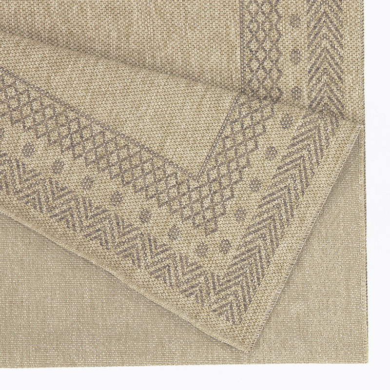 Tapis intérieur / extérieur Earth Mocha, Tapis de couloir 2 pi 7 po x 7 pi 3 po
