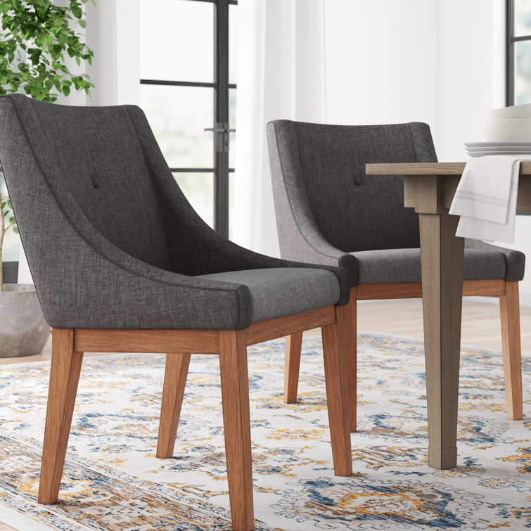 Irving Place 19.75'' H Tufted Fabric Upholstered Side Chair
