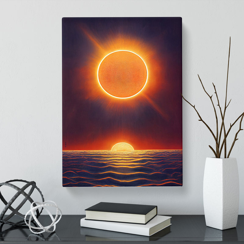 Alger Sun Vol.3 - Wrapped Canvas, 60cm H x 40cm W x 3cm D