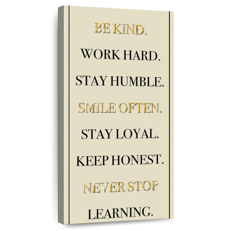 Office Be Kind, H 36 po x l 18 po