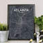 Atlanta City Map - No Frame Print-739270691