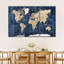 " Wood Textured World Map " by Jorge S 3 - Pieces-690472894