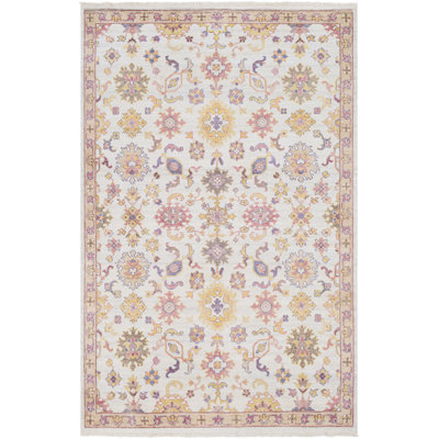 Tapis rose / blanc Daison