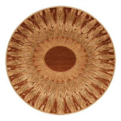 Machine Washable Nature Brown Area Rug