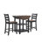 Northwick 2 - Person Four Leg Dining Set-1960363691