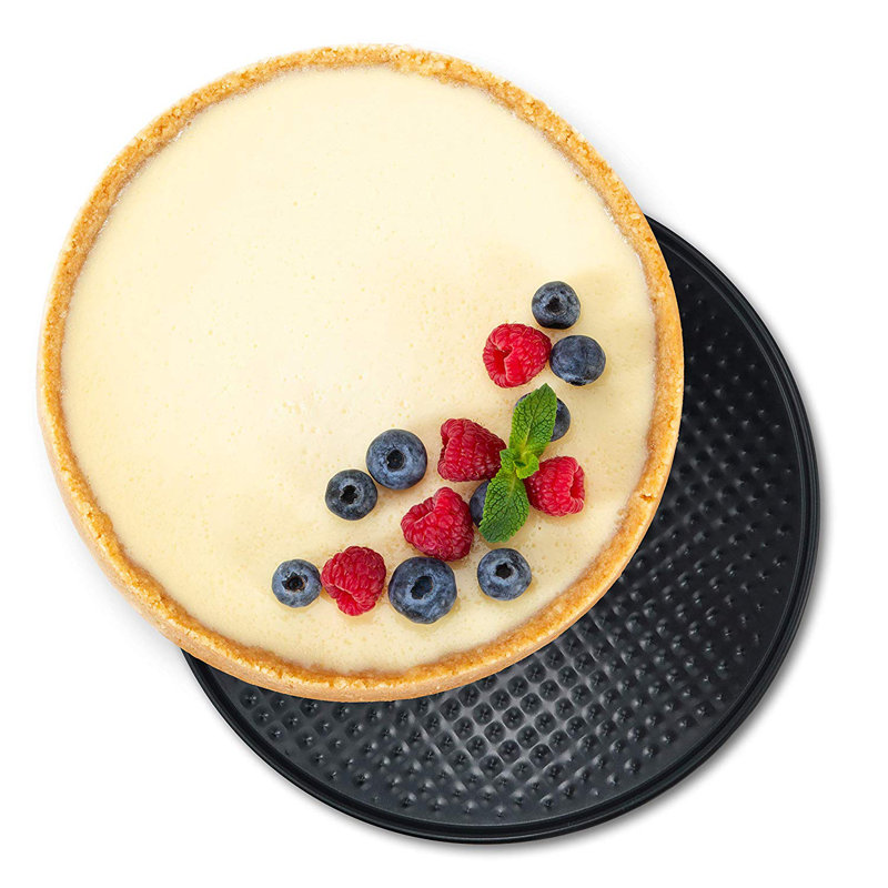 Zulay Kitchen Carbon Steel Nonstick Cheesecake Pan, 7 inches