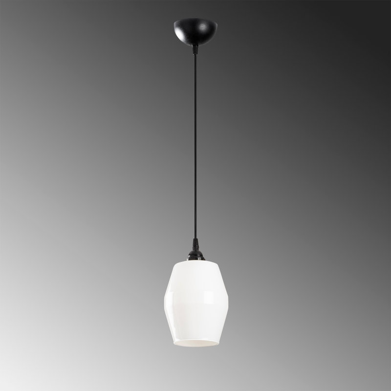 Luminaire suspendu géométrique à 1 lumière Monika