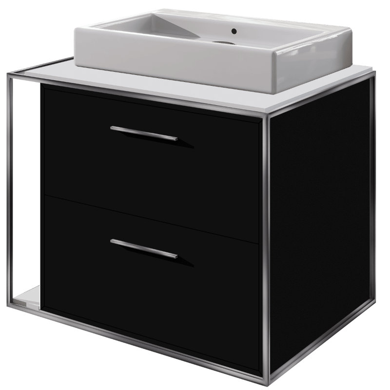 Aquagrande 13.25 in. L Bathroom Sink, 0 Hole