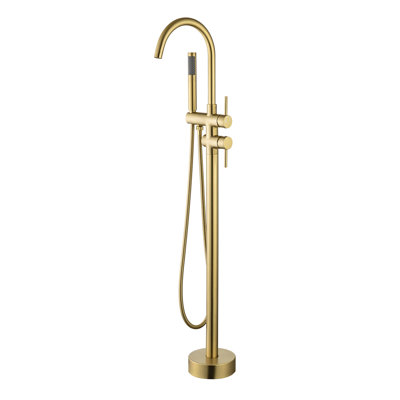 Floor Tub Spout with Diverter