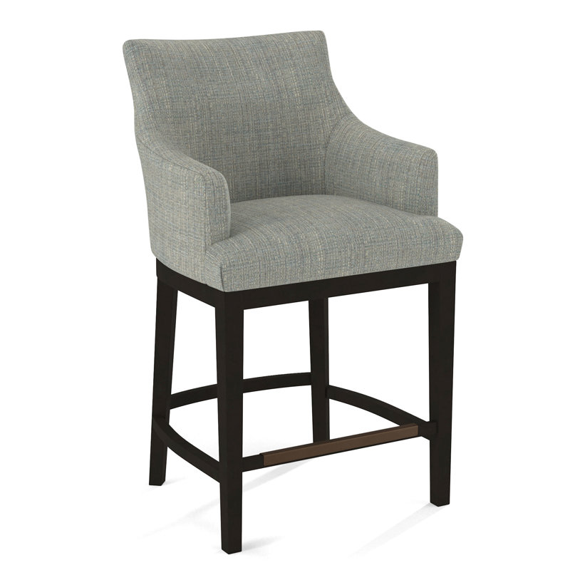 Upholstered Stool, 61606-88, Espresso