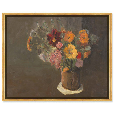 «Michaelmas Daisies In A Pot Tankard», art rétro par Art Remedy