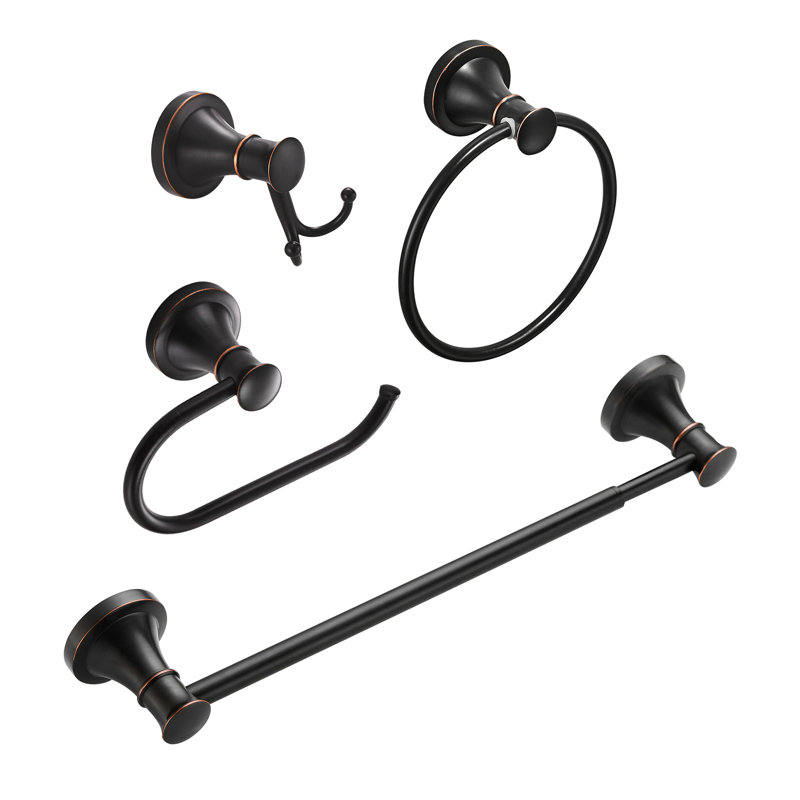 4 - Piece Bathroom Hardware Set