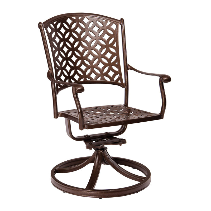 Chaise de patio pivotante Casa, Blanc patiné