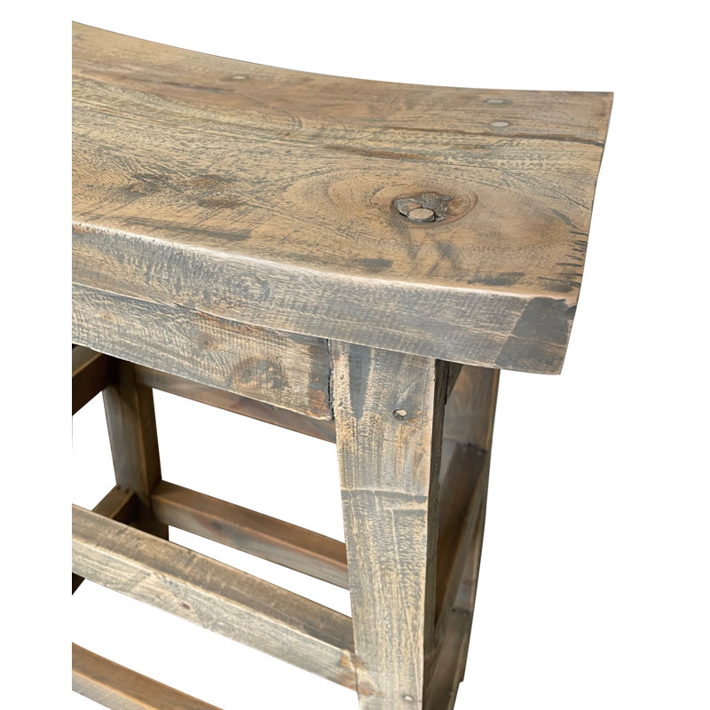 Kindric 2 - Person Solid Wood Solid Wood Top Four Leg Dining Set