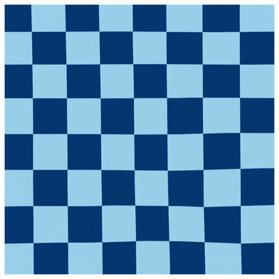 Blue Checkerboard Pattern Comforter