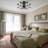 Indars 6 - Light Glass Semi Flush Mount Ceiling Light 