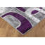 Tapis mauve à motif géométrique Balderston-646599878