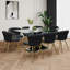Table de salle à manger en verre de style moderne-878024556