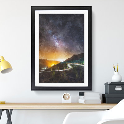 Stars over Gran Canaria in Spain - Picture Frame Graphic Art