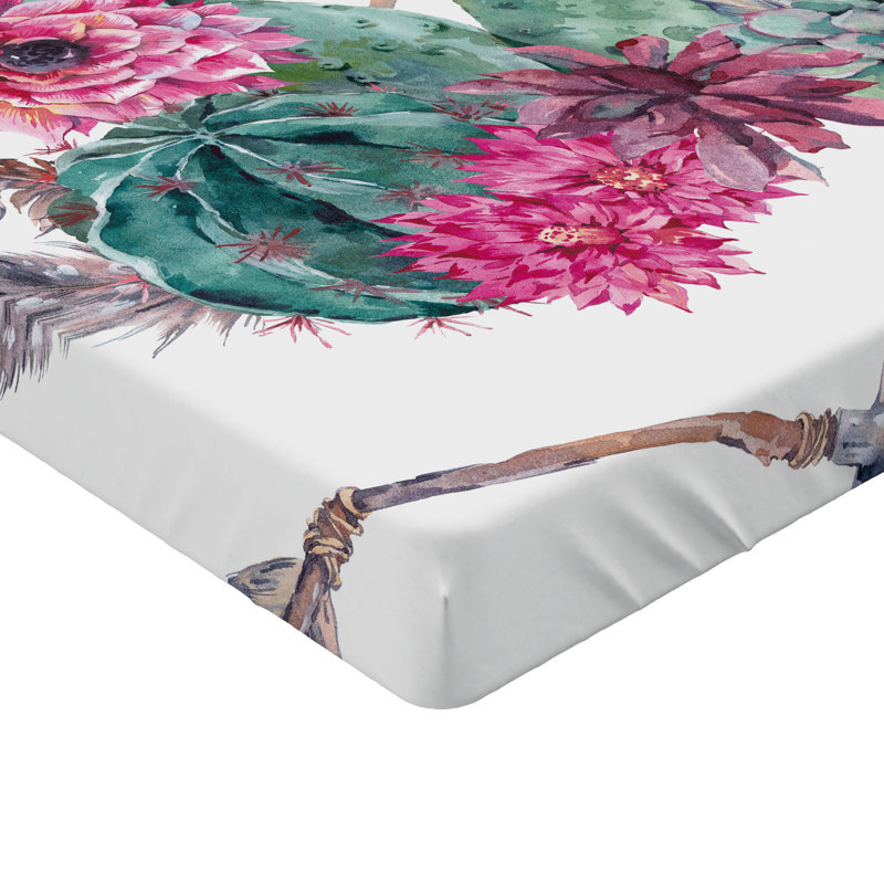 Ensemble de 2 draps-housses de cactus Ambesonne, Ensemble literie pour lit simple