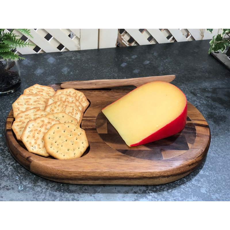 Union Rustic Melania Wood Platter