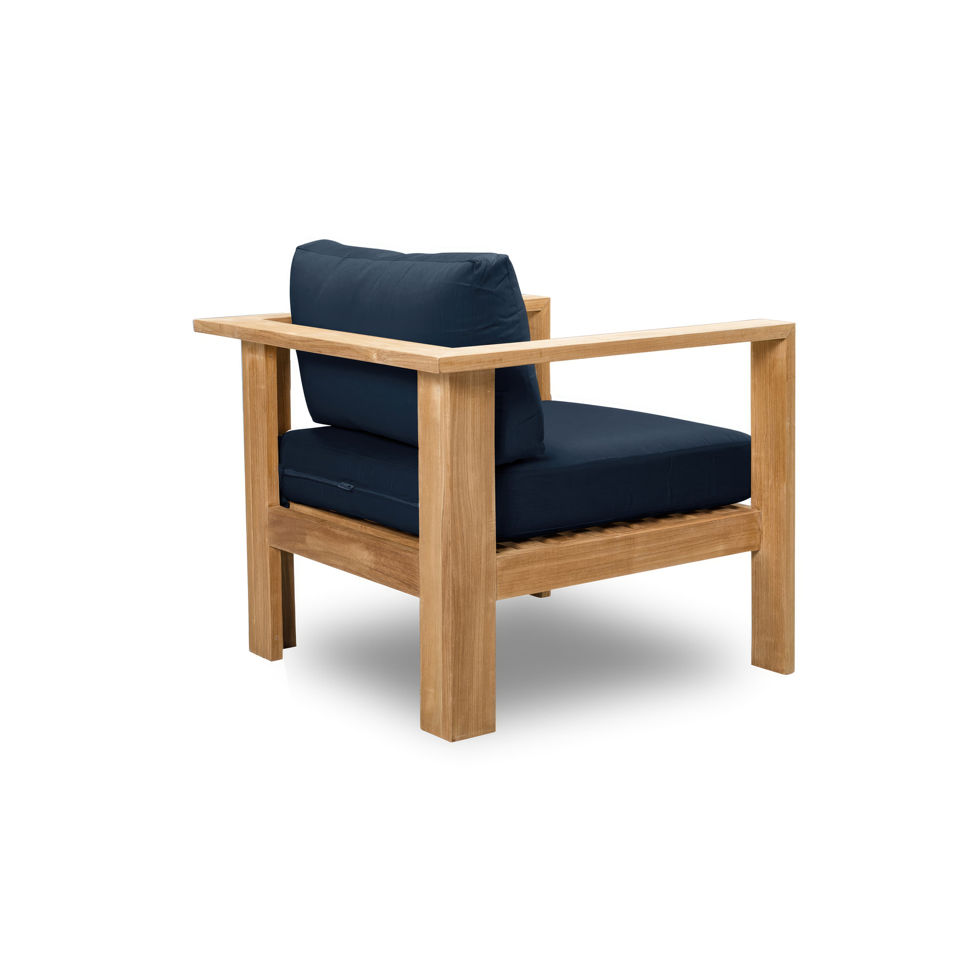 Sonoma Teak Outdoor Lounge Chair , Sunbrella® Cushions Included, Spectrum Indigo Sunbrella®