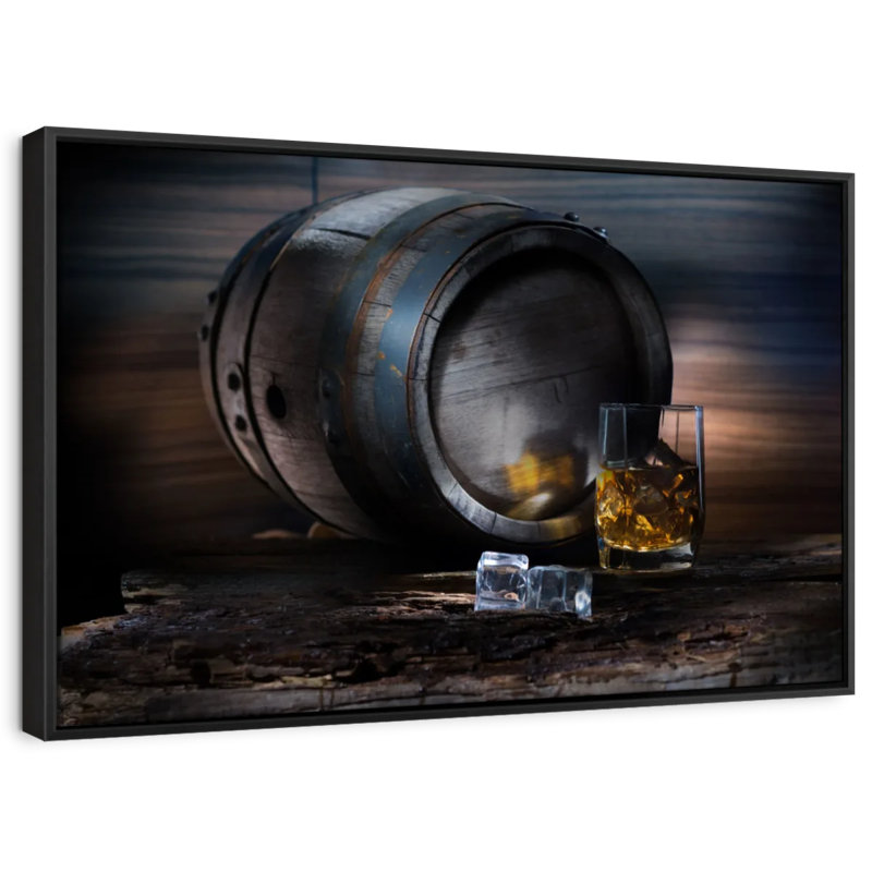 Aliments et boissons «Whiskey Barrel Canvas Print», H 9 po x l 13 po