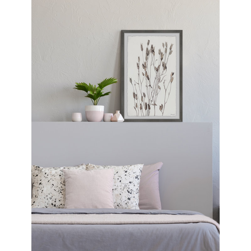 Delicate Branches - Single Picture Frame Painting, 30 cm H  x 20 cm W