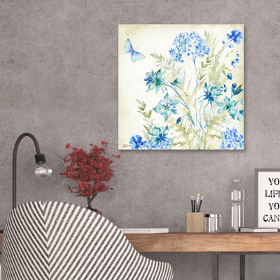 « wildflower & libellule », reproduction de photo sur toile tendue