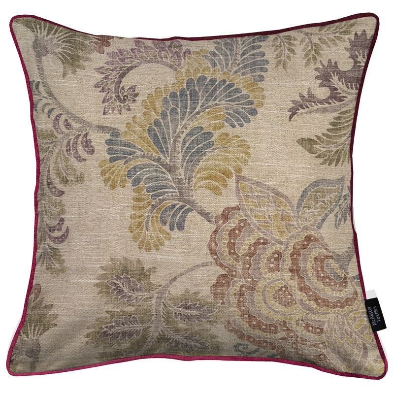 Coppock Floral Square Cushion Cover, 43 x 43cm