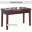 Banquette de piano capitonnée à boutons capitonnée-1851949530