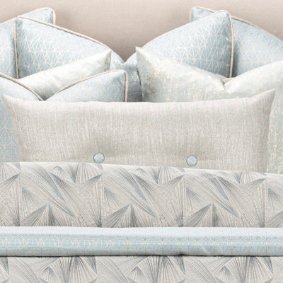 Afternoon Cafe Designer Lumbar Pillow