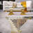 50" Glass And Stainless Steel Coffee Table-111565850