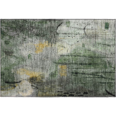 Premium Machine Washable Mayfield AMF2032 Abstract Rug