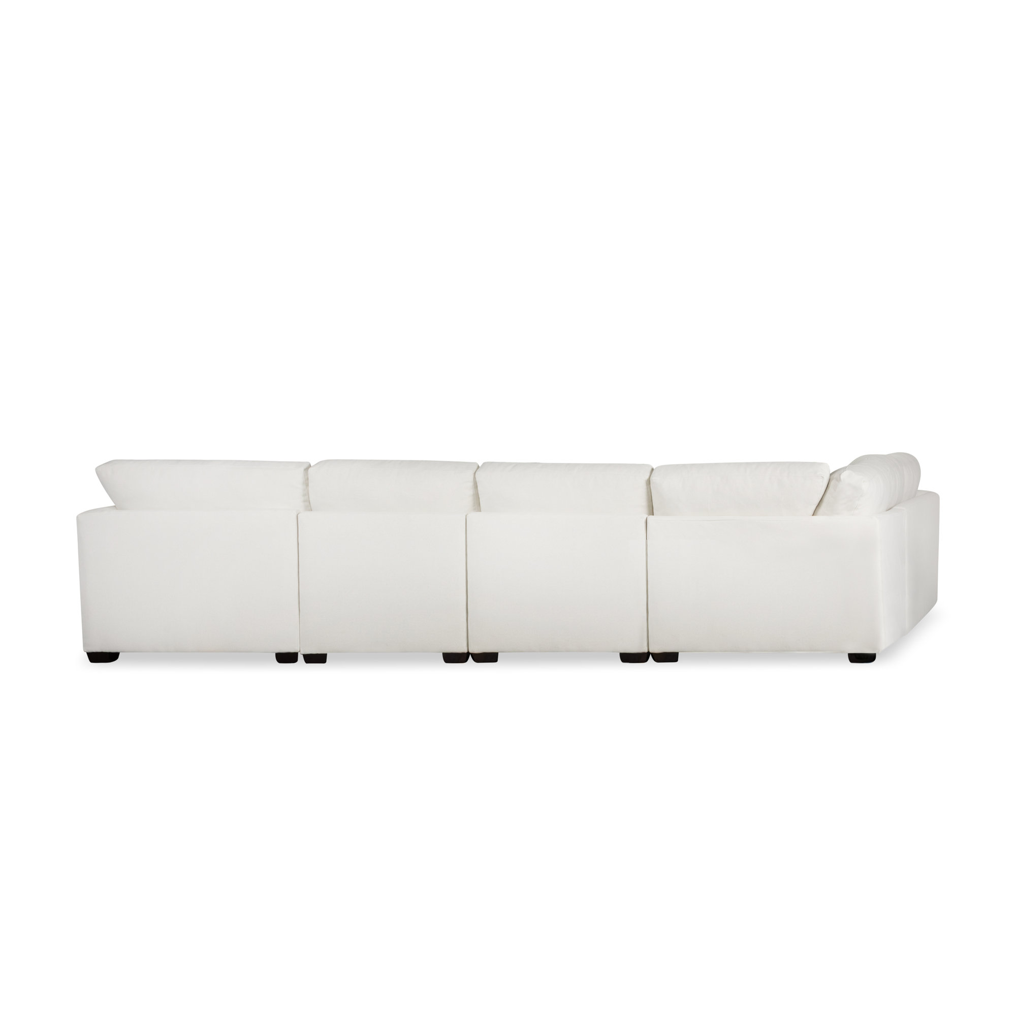 Edan 5-Piece Upholstered Sectional, Right Hand Facing, Macarena Beige