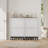 Slim Shoe Storage Cabinet with 4 Flip-Down Drawers, Adjustable Shelves & Wooden Handle, Entryway Organizer with Anti-Tip Kit, White-18337236-18337237
