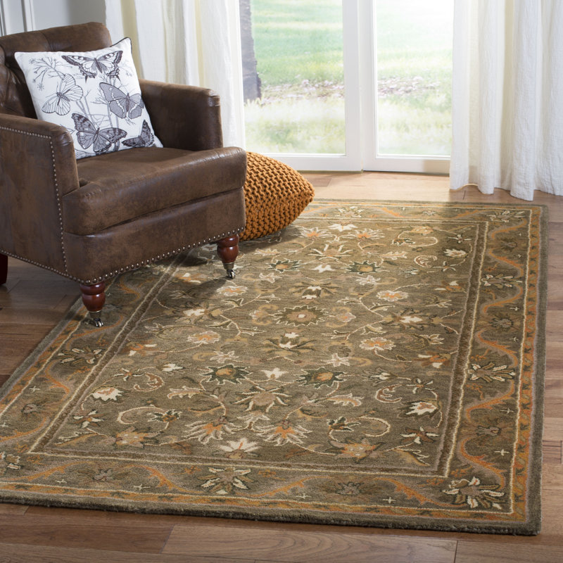 Dunbar Hand Tufted Wool Oriental Rug, Rectangle 6' x 9'