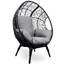 Ensemble de 3 chaises de patio avec table d'appoint-246633074