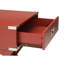 Table d'appoint rouge - capacité de poids de 40 lb et hauteur de l'emballage du bureau carré de 6 po-2138707843