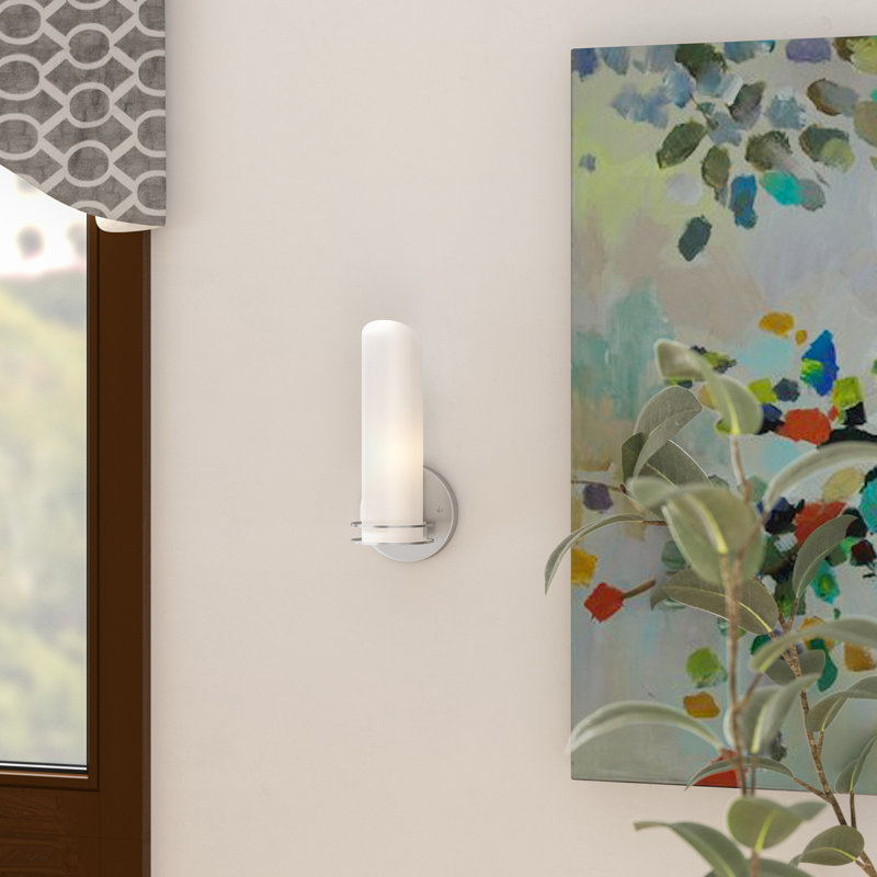 Franko Flush Mounted Sconce, Brushed Nickel